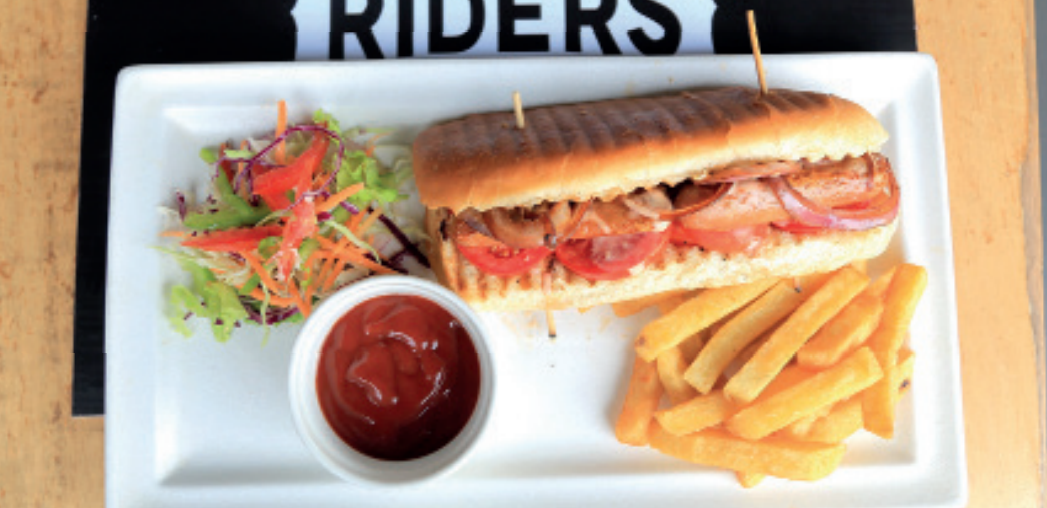 BEEF SAUSAGE SANDWICH